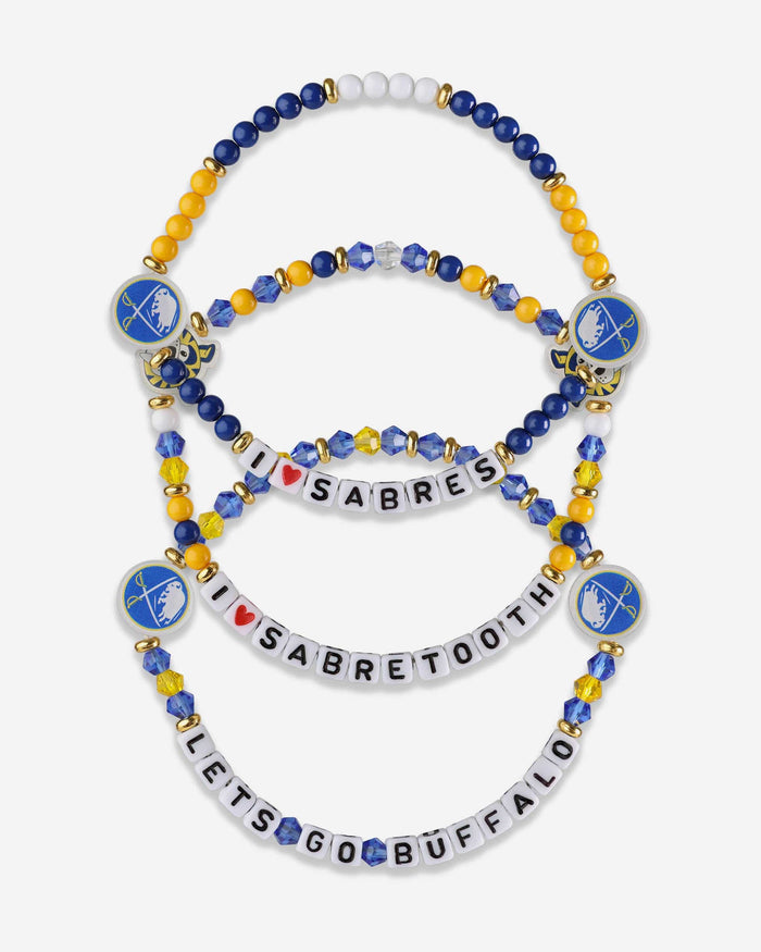 Buffalo Sabres 3 Pack Friendship Bracelet FOCO - FOCO.com