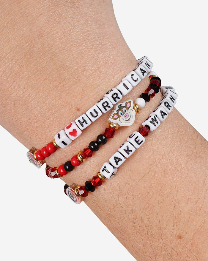 Carolina Hurricanes 3 Pack Friendship Bracelet FOCO - FOCO.com