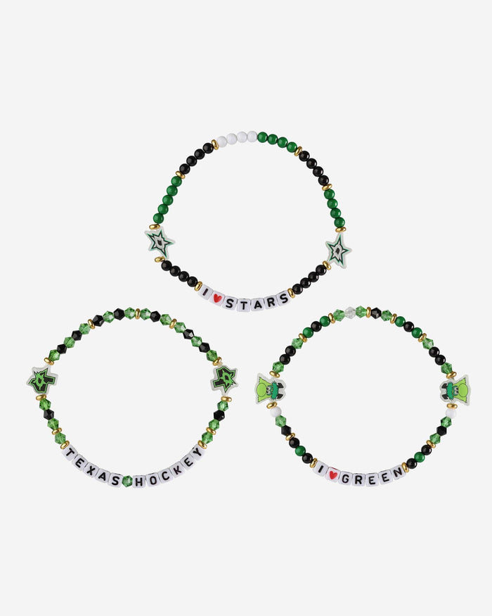 Dallas Stars 3 Pack Friendship Bracelet FOCO - FOCO.com