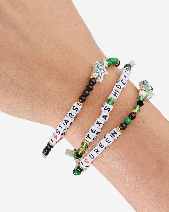 Dallas Stars 3 Pack Friendship Bracelet FOCO - FOCO.com