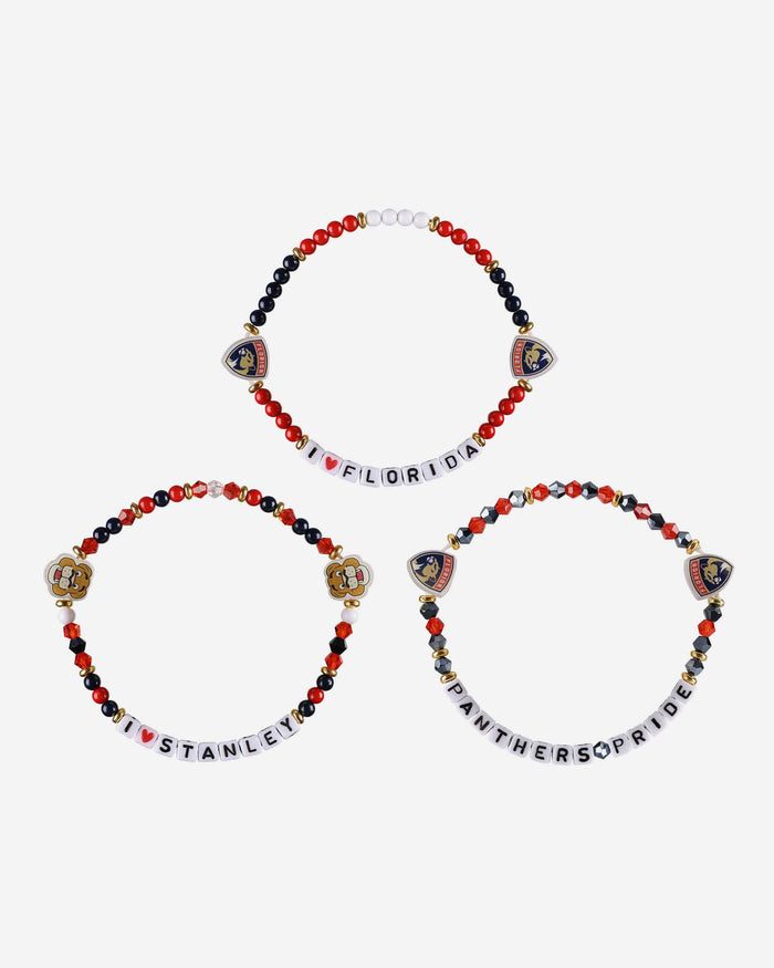 Florida Panthers 3 Pack Friendship Bracelet FOCO - FOCO.com