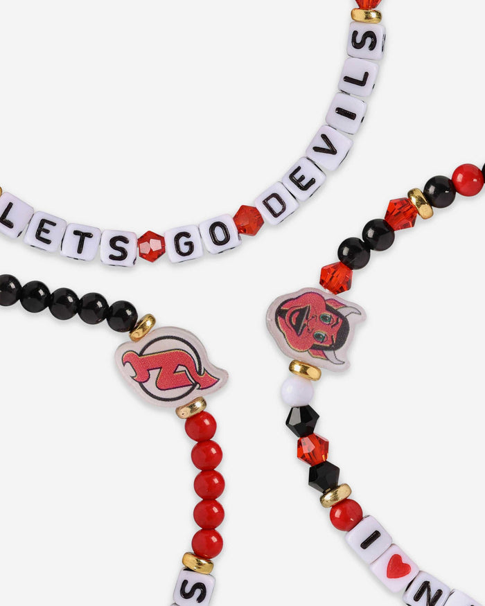 New Jersey Devils 3 Pack Friendship Bracelet FOCO - FOCO.com