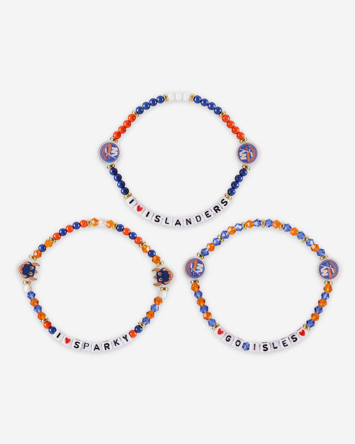 New York Islanders 3 Pack Friendship Bracelet FOCO - FOCO.com