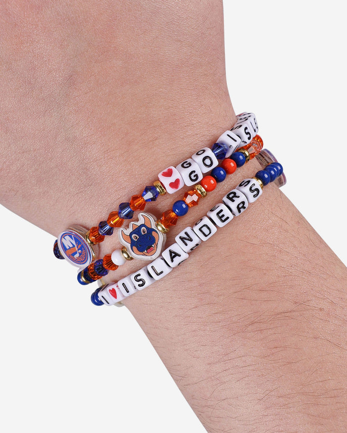 New York Islanders 3 Pack Friendship Bracelet FOCO - FOCO.com