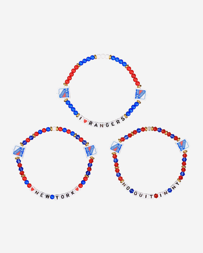 New York Rangers 3 Pack Friendship Bracelet FOCO - FOCO.com