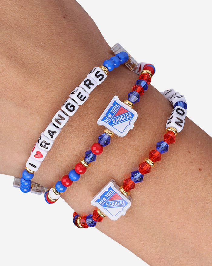 New York Rangers 3 Pack Friendship Bracelet FOCO - FOCO.com