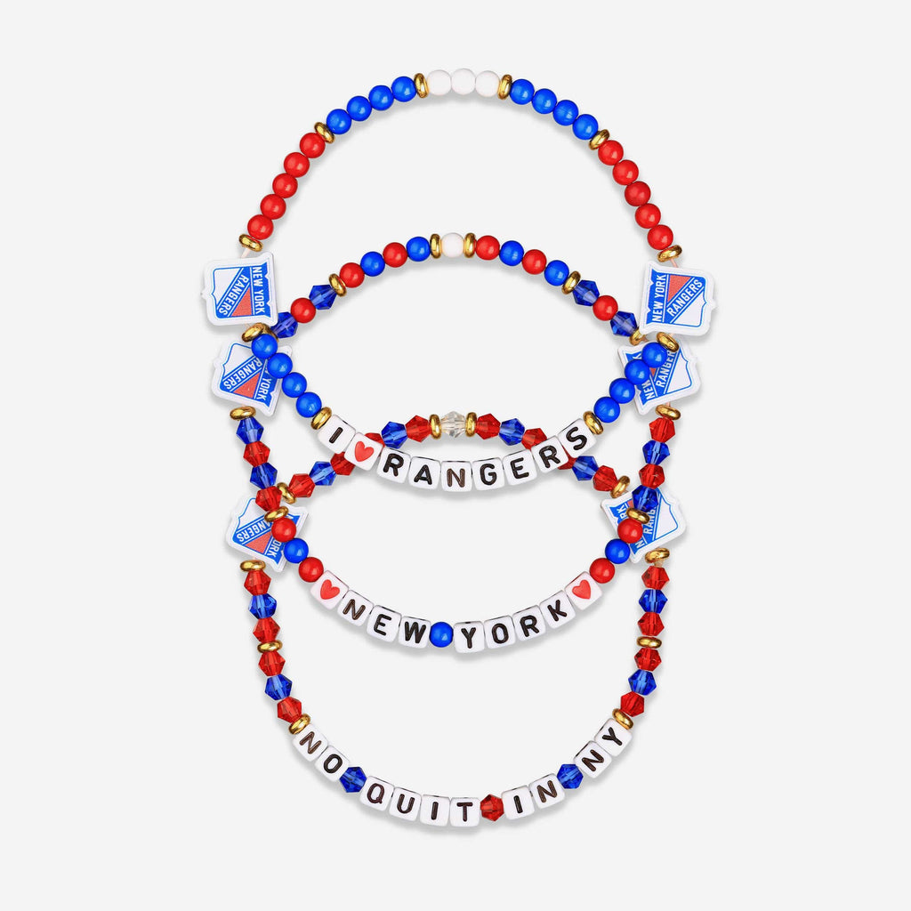 New York Rangers 3 Pack Friendship Bracelet FOCO - FOCO.com