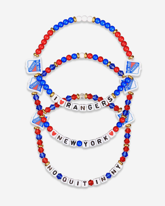 New York Rangers 3 Pack Friendship Bracelet FOCO - FOCO.com