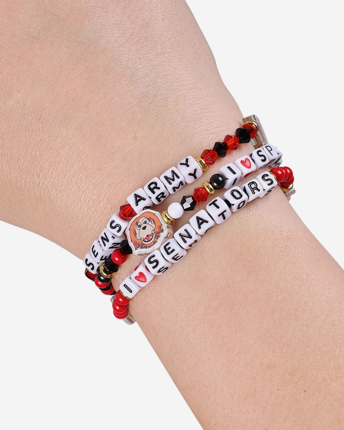 Ottawa Senators 3 Pack Friendship Bracelet FOCO - FOCO.com