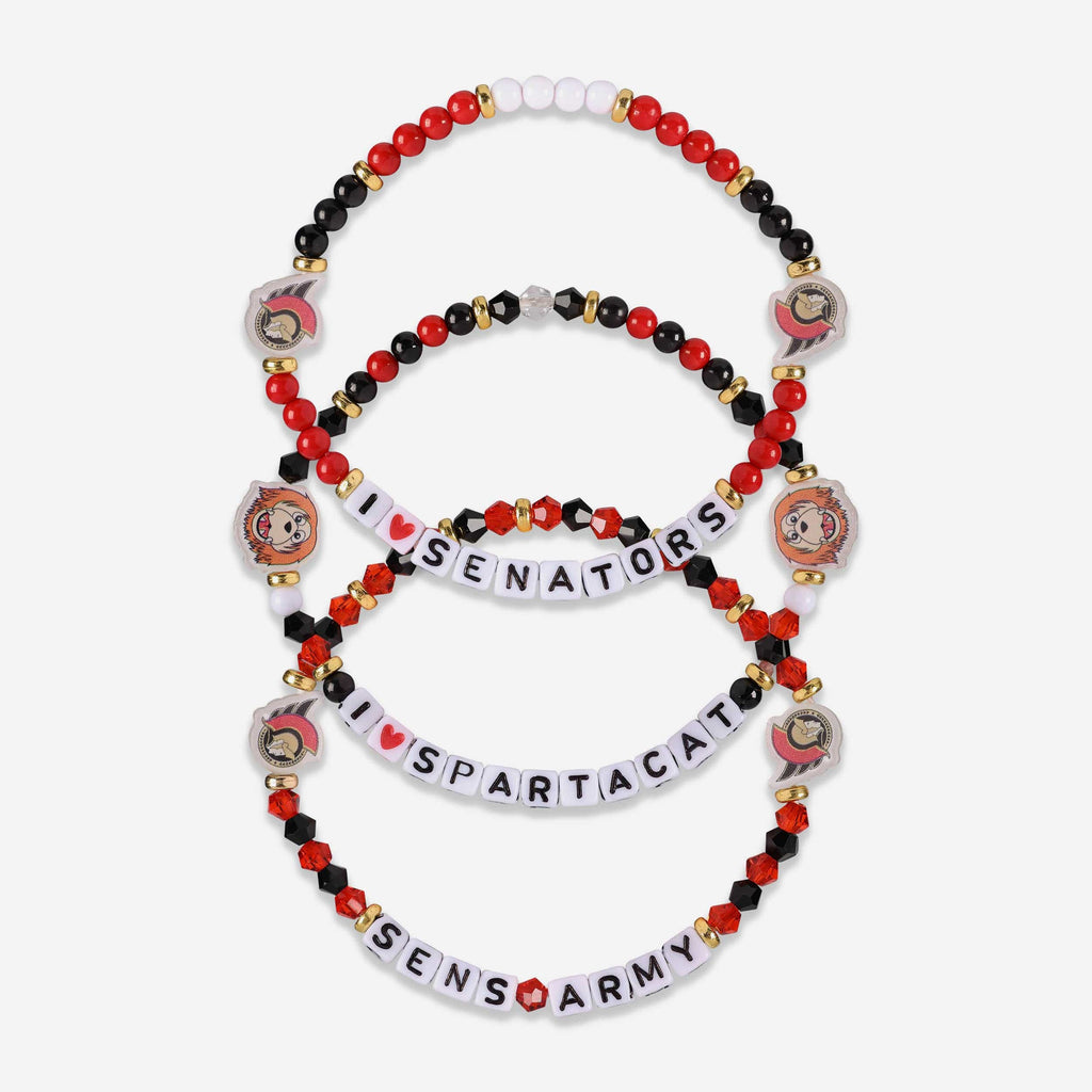 Ottawa Senators 3 Pack Friendship Bracelet FOCO - FOCO.com