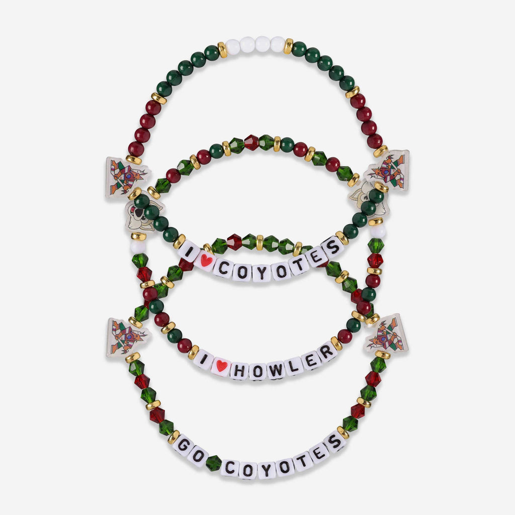 Arizona Coyotes 3 Pack Friendship Bracelet FOCO - FOCO.com