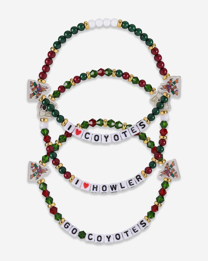 Arizona Coyotes 3 Pack Friendship Bracelet FOCO - FOCO.com