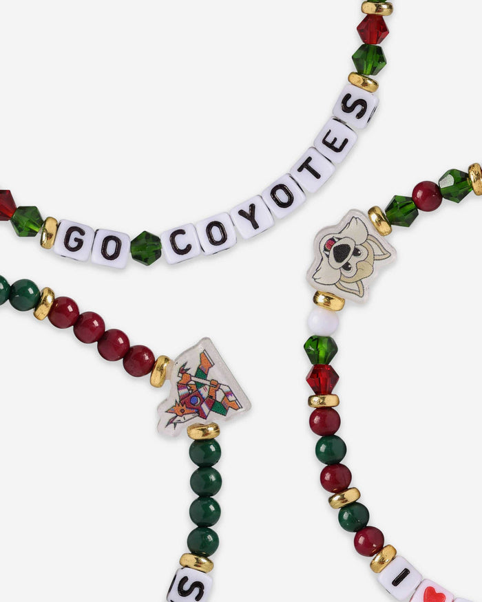 Arizona Coyotes 3 Pack Friendship Bracelet FOCO - FOCO.com