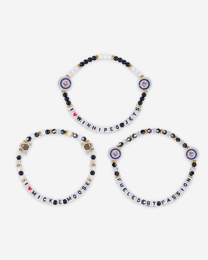 Winnipeg Jets 3 Pack Friendship Bracelet FOCO - FOCO.com