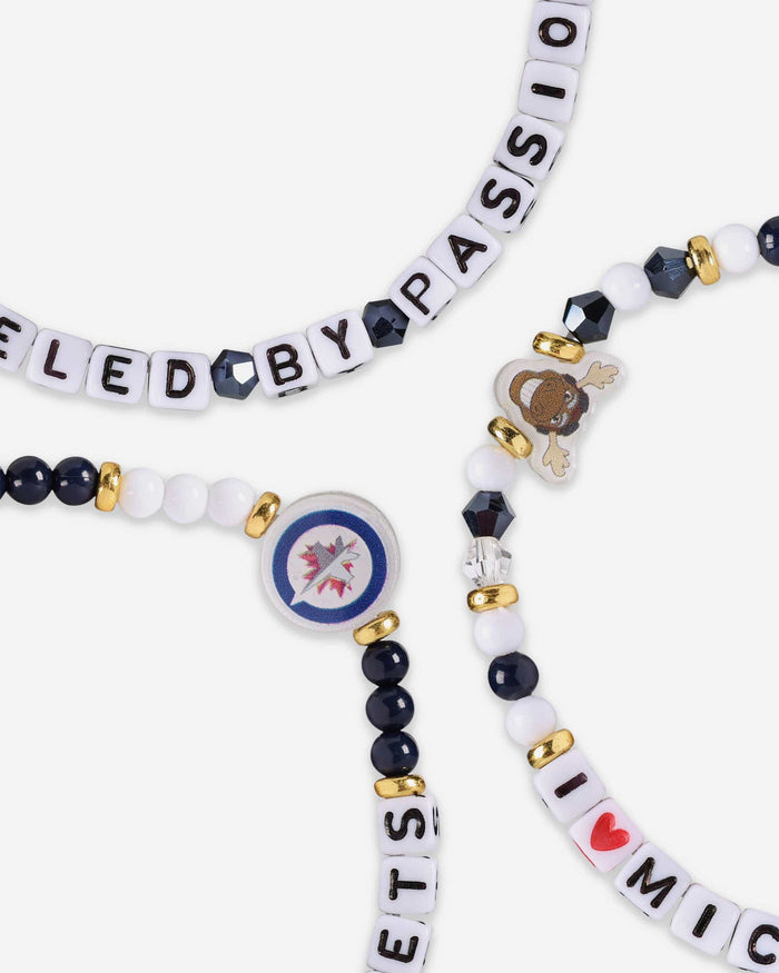 Winnipeg Jets 3 Pack Friendship Bracelet FOCO - FOCO.com