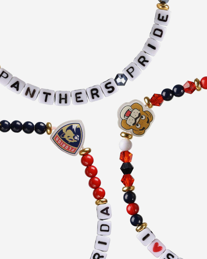 Florida Panthers 3 Pack Friendship Bracelet FOCO - FOCO.com