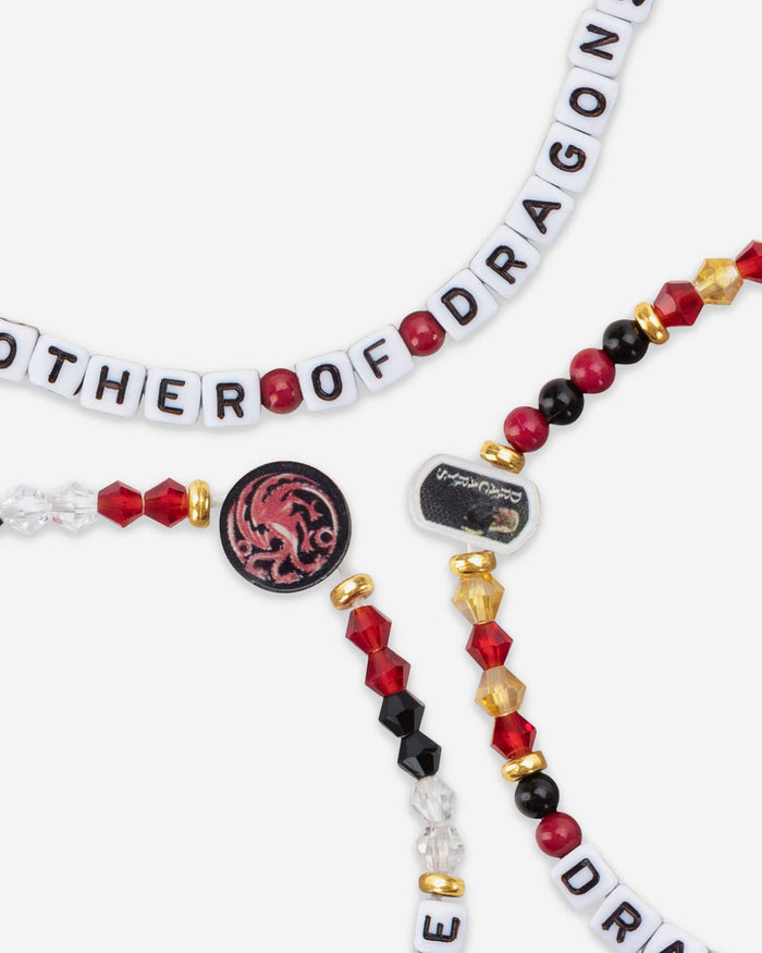 Game of Thrones™ Mother of Dragons 3 Pack Friendship Bracelet FOCO - FOCO.com