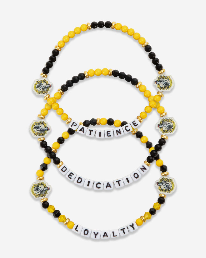 Hufflepuff Harry Potter 3 Pack Friendship Bracelet FOCO - FOCO.com