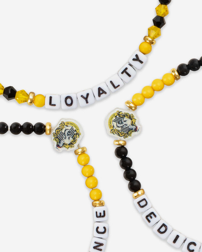 Hufflepuff Harry Potter 3 Pack Friendship Bracelet FOCO - FOCO.com