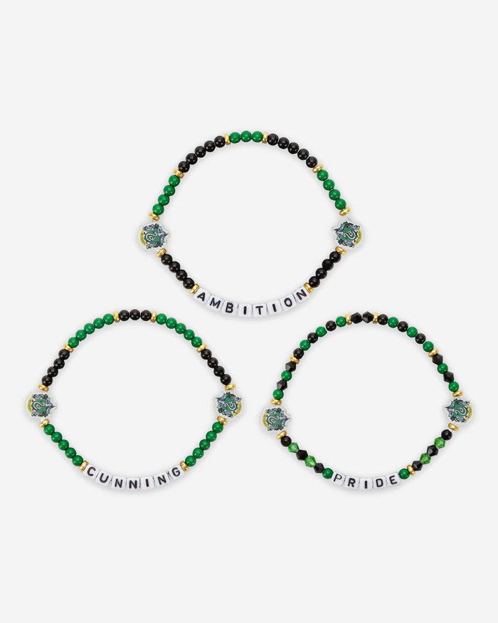 Slytherin Harry Potter 3 Pack Friendship Bracelet FOCO - FOCO.com