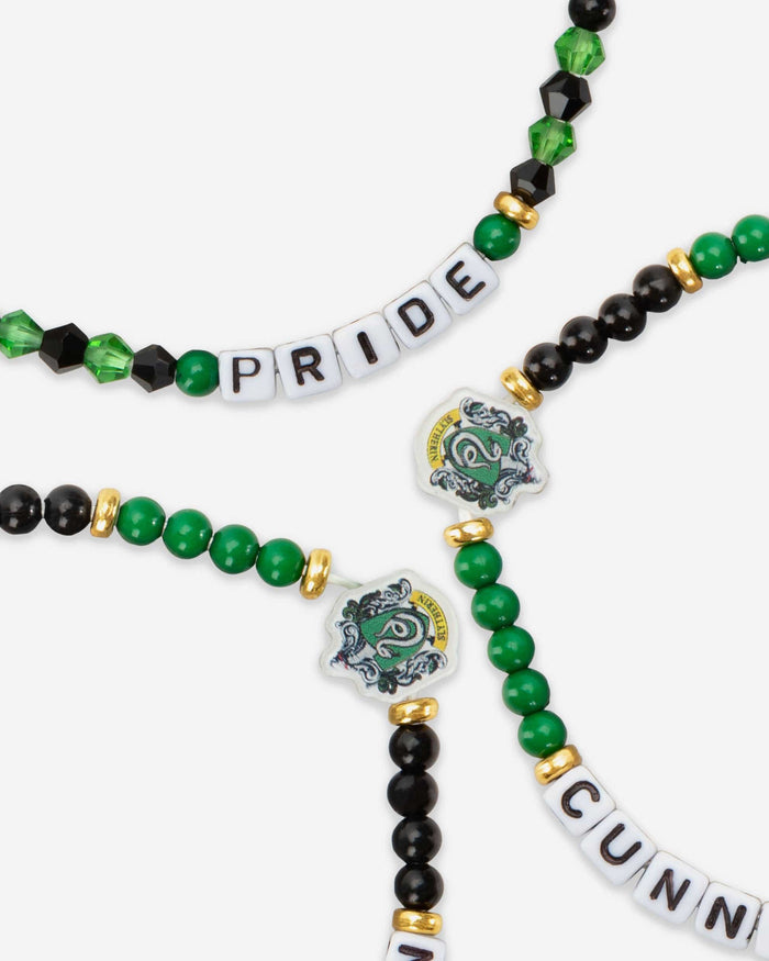 Slytherin Harry Potter 3 Pack Friendship Bracelet FOCO - FOCO.com