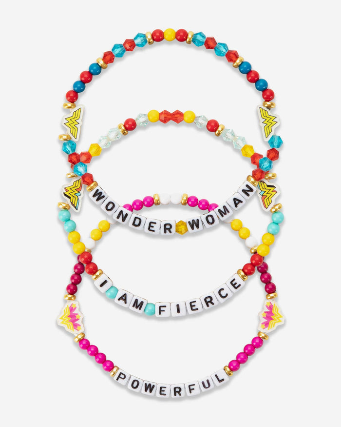 Wonder Woman™ Logo DC 3 Pack Friendship Bracelet FOCO - FOCO.com