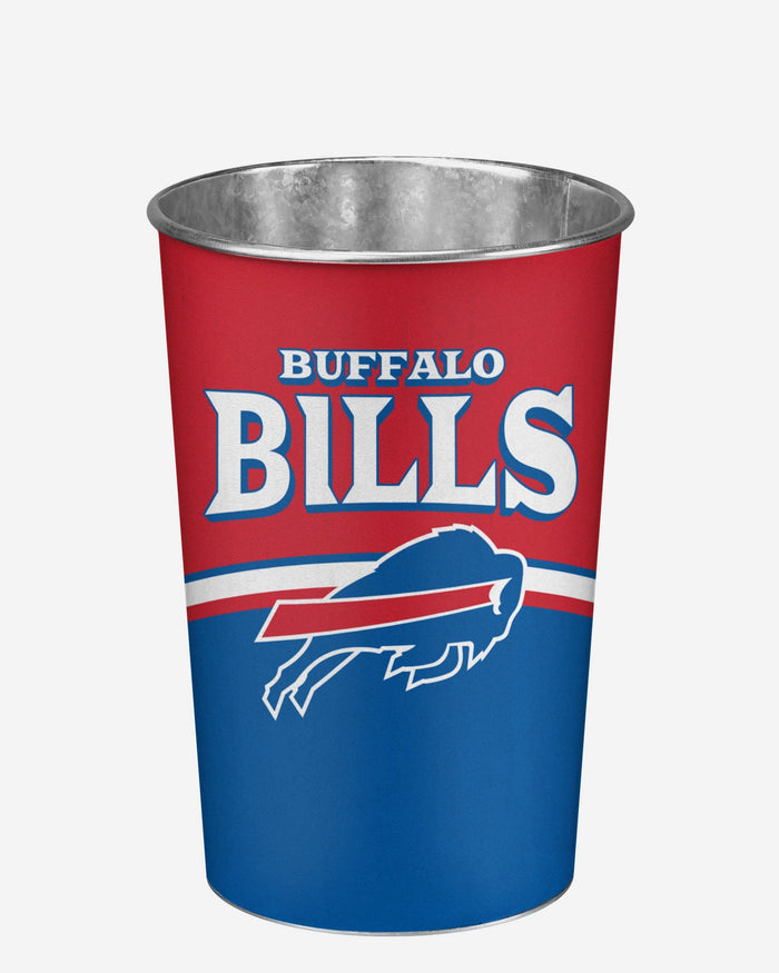 Buffalo Bills Team Stripe Trash Can FOCO - FOCO.com