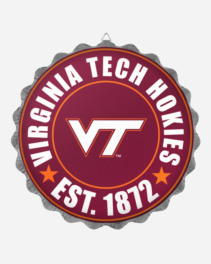 Virginia Tech Hokies Bottle Cap Wall Sign FOCO - FOCO.com