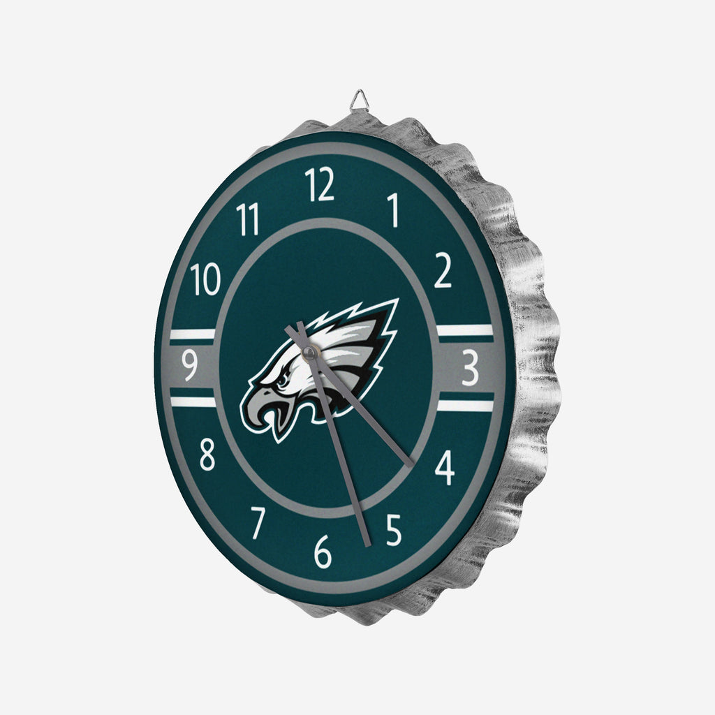 Philadelphia Eagles Original Bottle Cap Wall Clock FOCO - FOCO.com