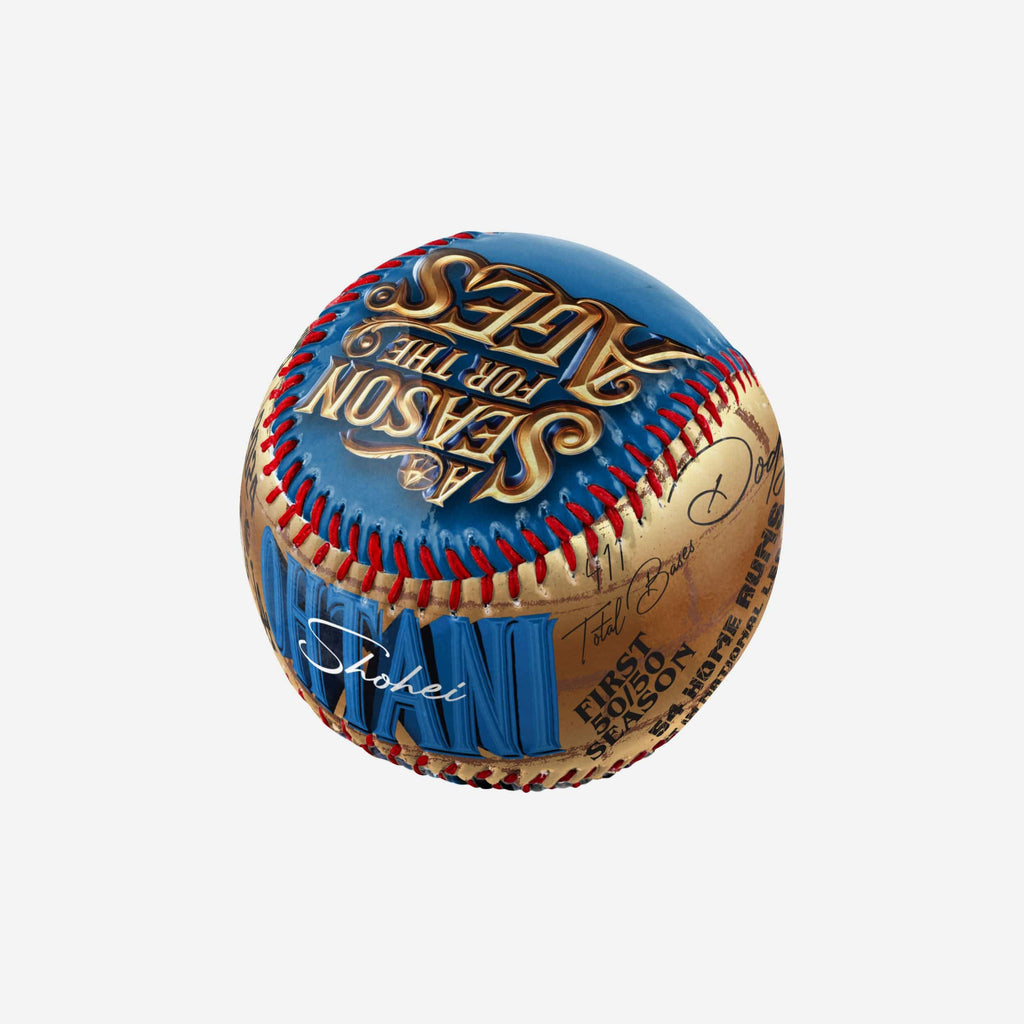 Shohei Ohtani Los Angeles Dodgers a Season for the Ages Commemorative Baseball FOCO - FOCO.com