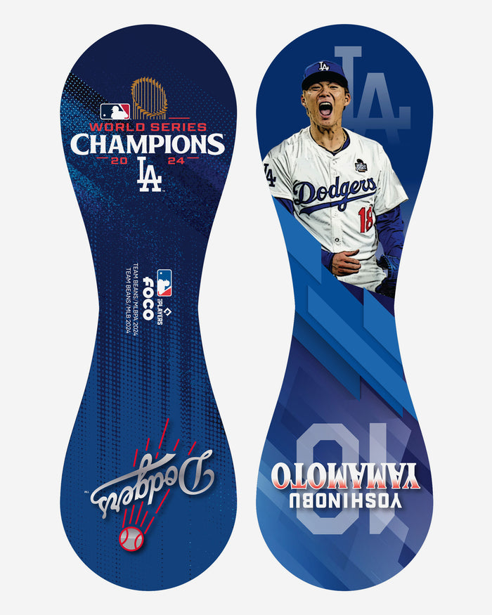 Yoshinobu Yamamoto Los Angeles Dodgers 2024 World Series Champions Baseball FOCO - FOCO.com