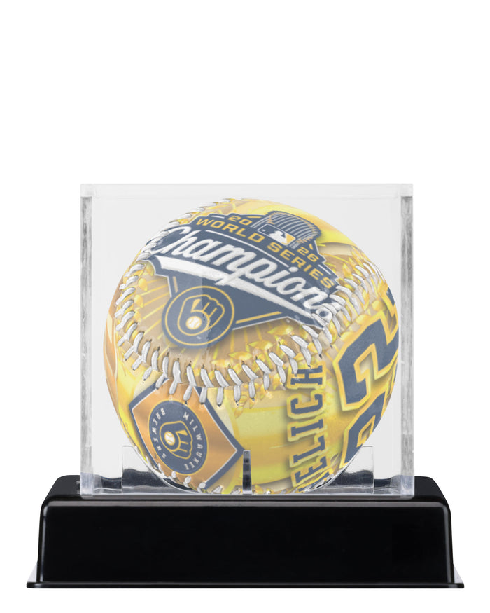 Christian Yelich Milwaukee Brewers 2026 World Series Champions Player Baseball
