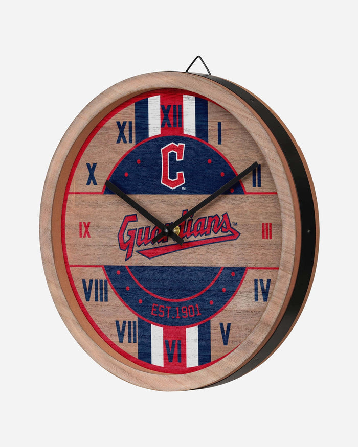 Cleveland Guardians Barrel Wall Clock FOCO - FOCO.com