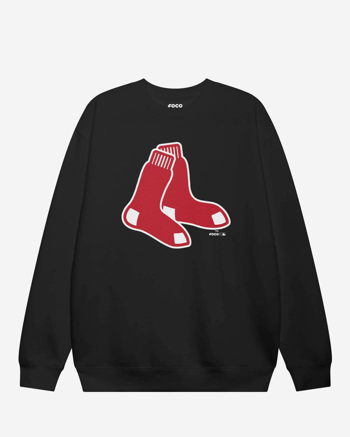 Boston Red Sox Alternate Logo Crew Neck Sweatshirt FOCO Black S - FOCO.com