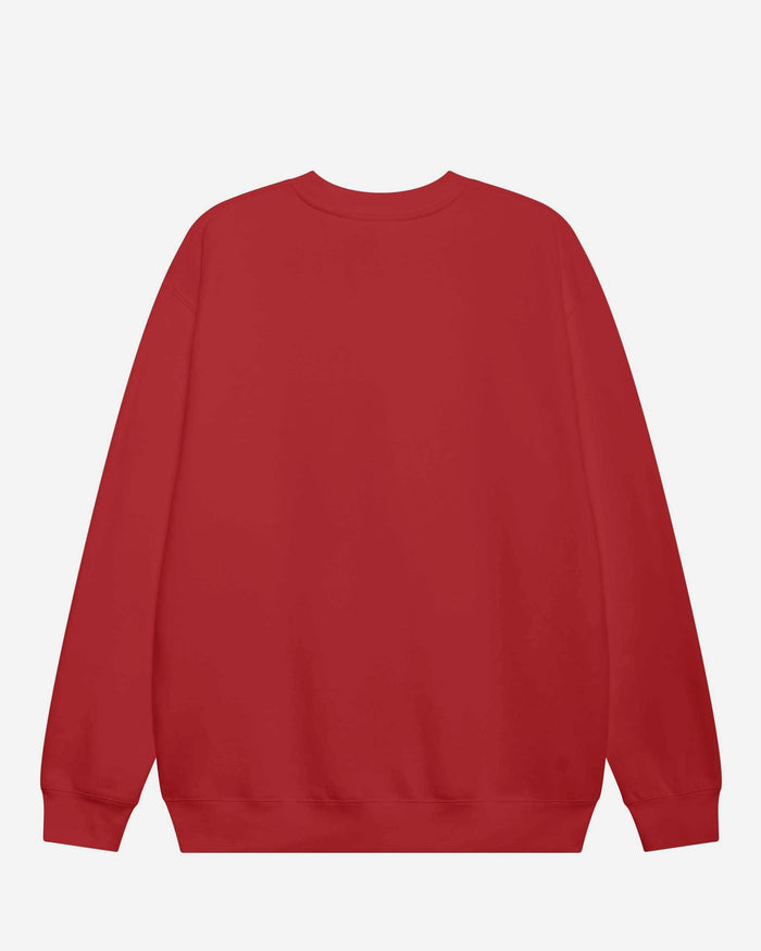 Atlanta Braves Alternate Logo Crew Neck Sweatshirt FOCO Red S - FOCO.com