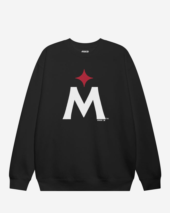Minnesota Twins Alternate Logo Crew Neck Sweatshirt FOCO Black S - FOCO.com