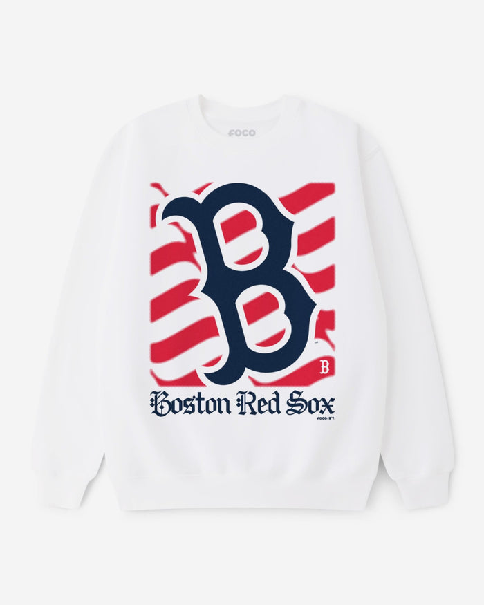 Boston Red Sox American Heritage Wordmark Crew Neck Sweatshirt
