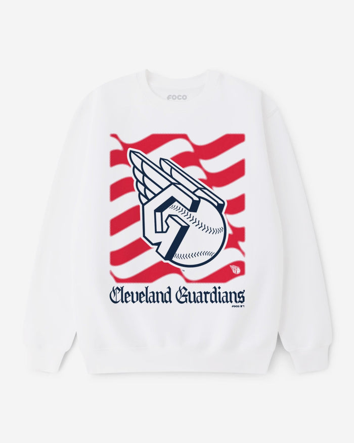 Cleveland Guardians American Heritage Wordmark Crew Neck Sweatshirt