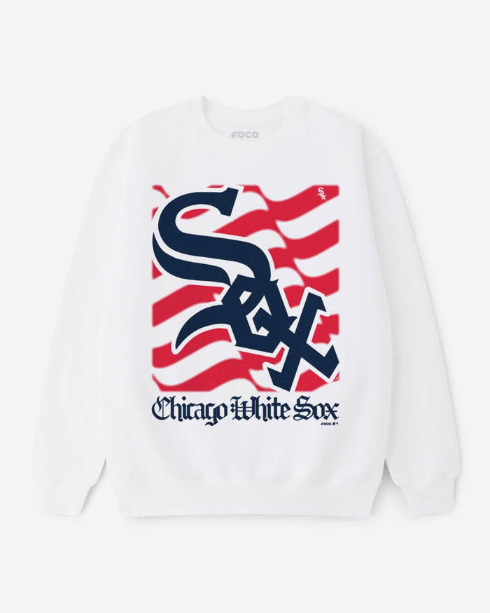 Chicago White Sox American Heritage Wordmark Crew Neck Sweatshirt