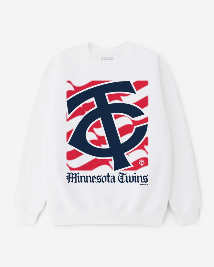 Minnesota Twins American Heritage Wordmark Crew Neck Sweatshirt