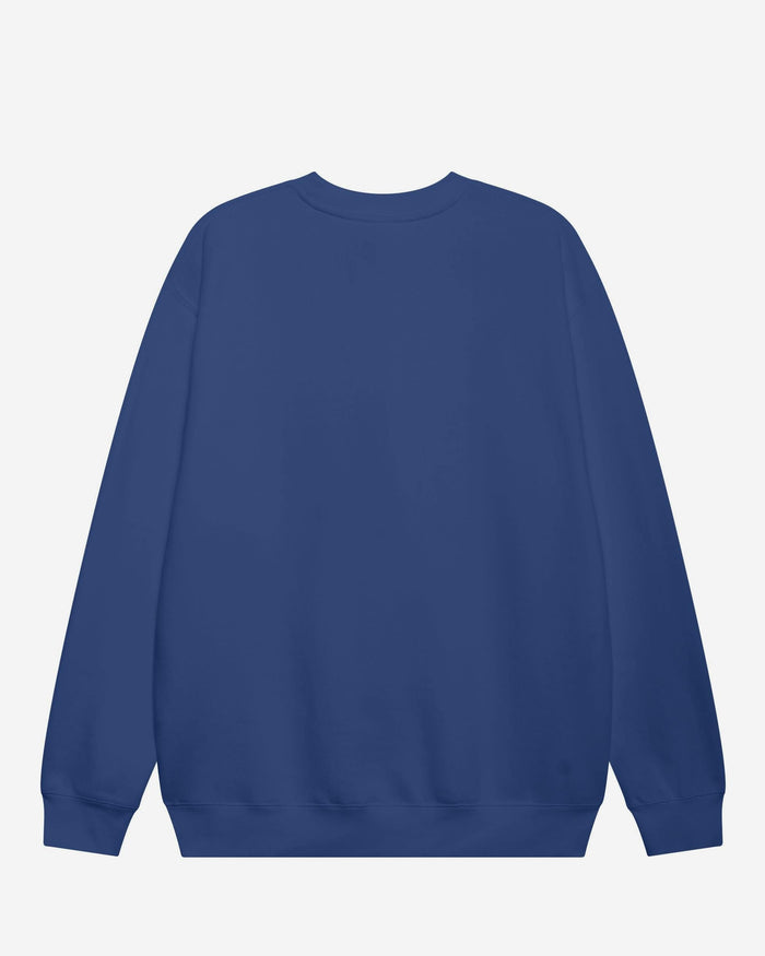 Los Angeles Dodgers Banner Crest Crew Neck Sweatshirt FOCO S - FOCO.com
