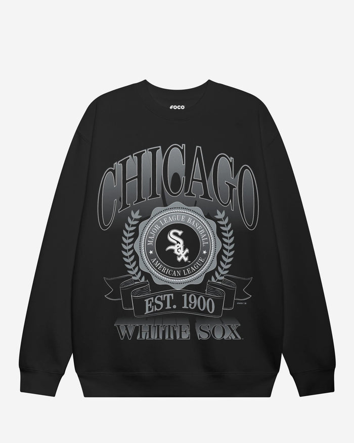 Chicago White Sox Banner Crest Crew Neck Sweatshirt FOCO S - FOCO.com