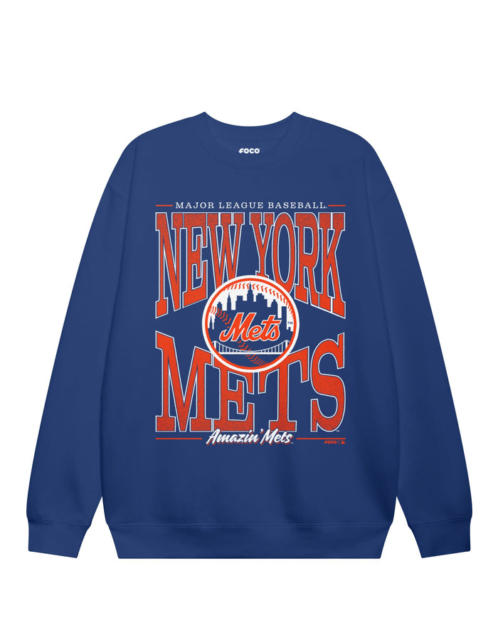 New York Mets Diamond Dynasty Crew Neck Sweatshirt