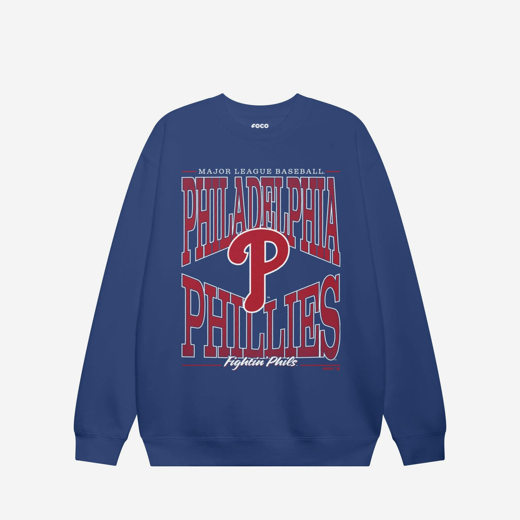 Philadelphia Phillies Diamond Dynasty Crew Neck Sweatshirt FOCO S - FOCO.com