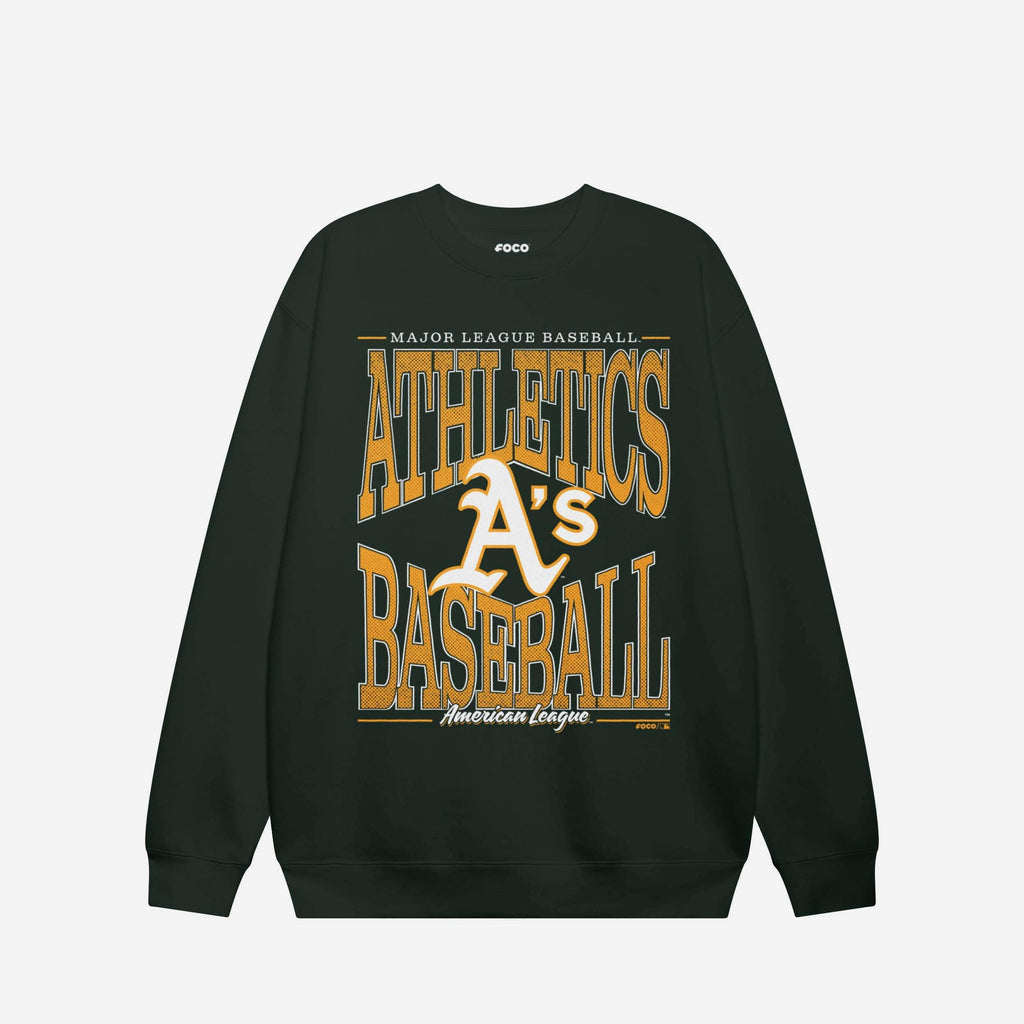 Athletics Diamond Dynasty Crew Neck Sweatshirt FOCO S - FOCO.com