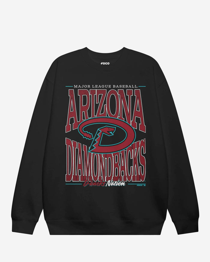 Arizona Diamondbacks Diamond Dynasty Crew Neck Sweatshirt FOCO S - FOCO.com