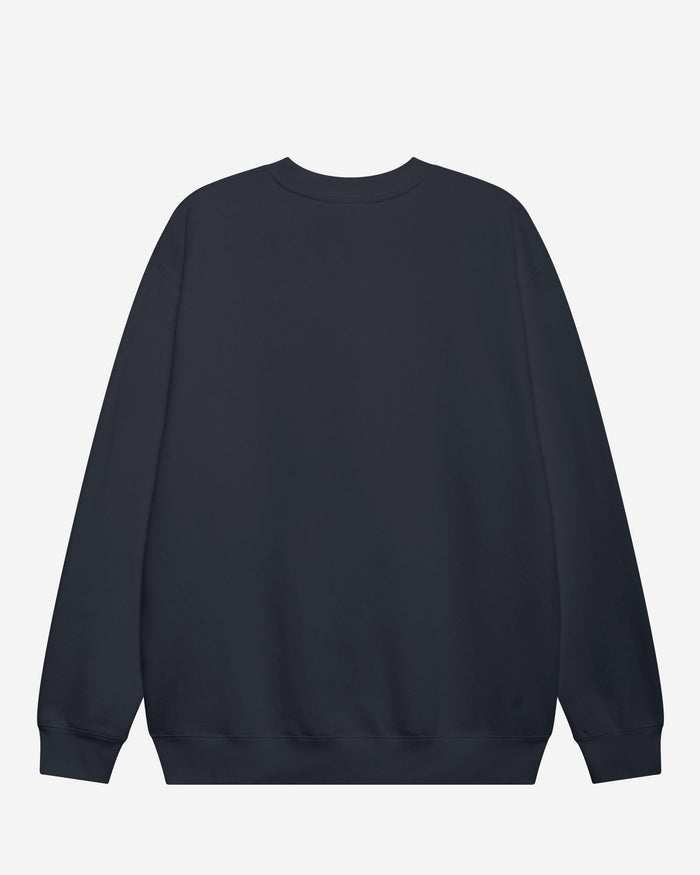 Milwaukee Brewers Primary Logo Crew Neck Sweatshirt FOCO Navy S - FOCO.com