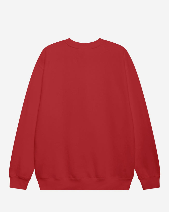 Philadelphia Phillies Primary Logo Crew Neck Sweatshirt FOCO Red S - FOCO.com