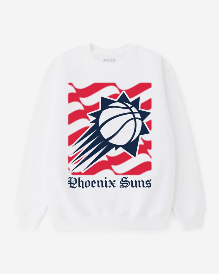 Phoenix Suns American Heritage Wordmark Crew Neck Sweatshirt FOCO S - FOCO.com