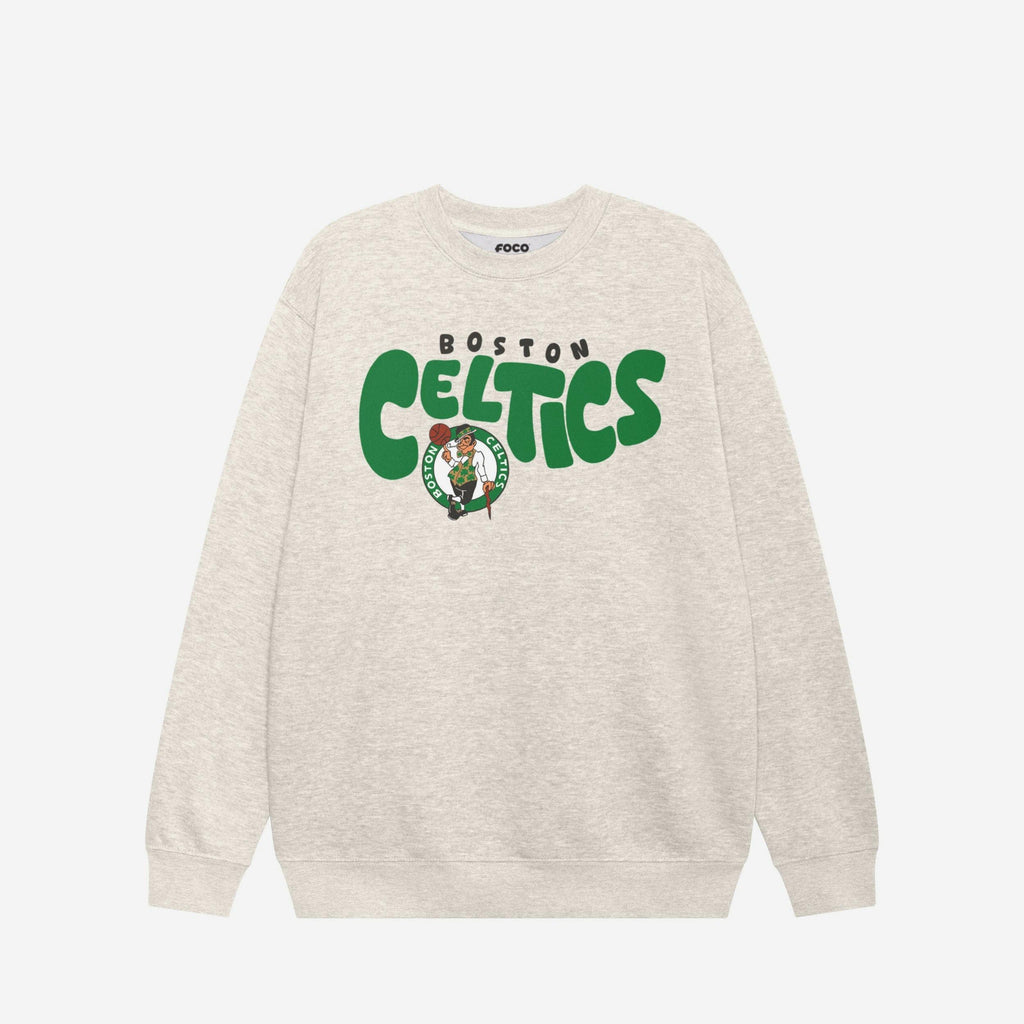 Boston Celtics Bubble Crew Neck Sweatshirt FOCO S - FOCO.com